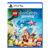 PlayStation 5 game case for 'LEGO Horizon Adventures' with characters and dragon illustration.